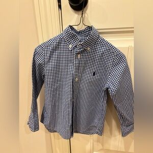 Ralph Lauren shirt boys long sleeve size 3t 
Natural stretch